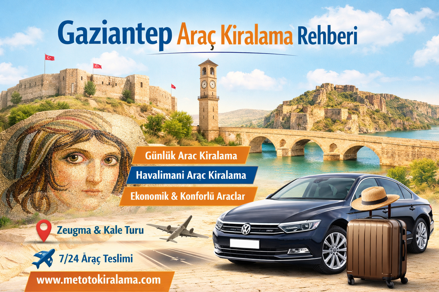 Gaziantep Araç Kiralama Rehberi 2026 En Uygun Fiyatlarla Araç Kiralama